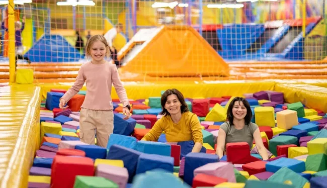 average total investment for indoor trampoline park business